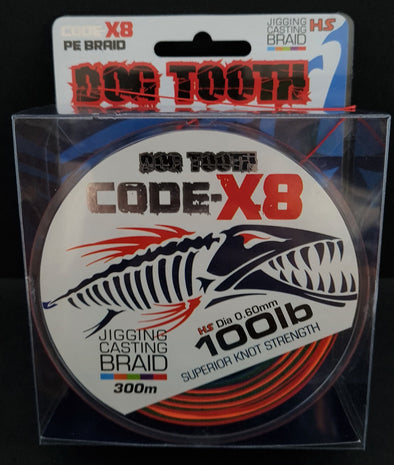 Dog Tooth Code X8 Jigging Braid 300m