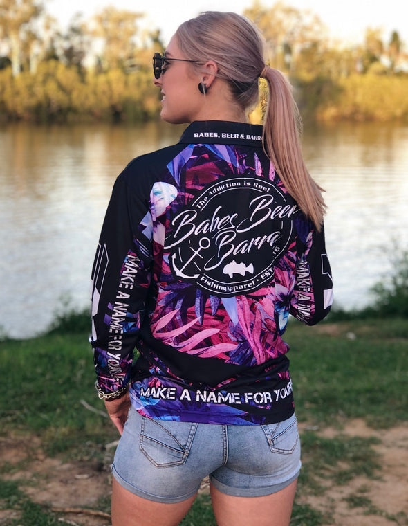 Babes Beer & Barra Fishing Shirt