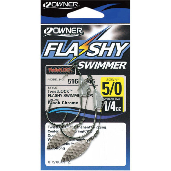 Owner Flashy Swimmer Hooks