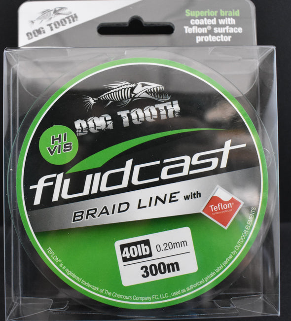 Dogtooth Fluidcast Braid Hi Vis