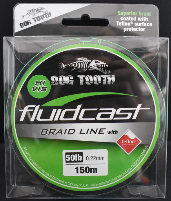 Dogtooth Fluidcast Braid Hi Vis