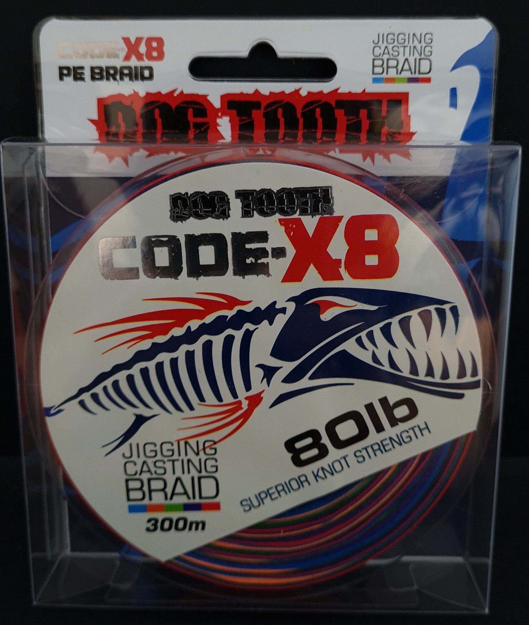Dog Tooth Code X8 Jigging Braid 300m – Tackleworld Coolalinga