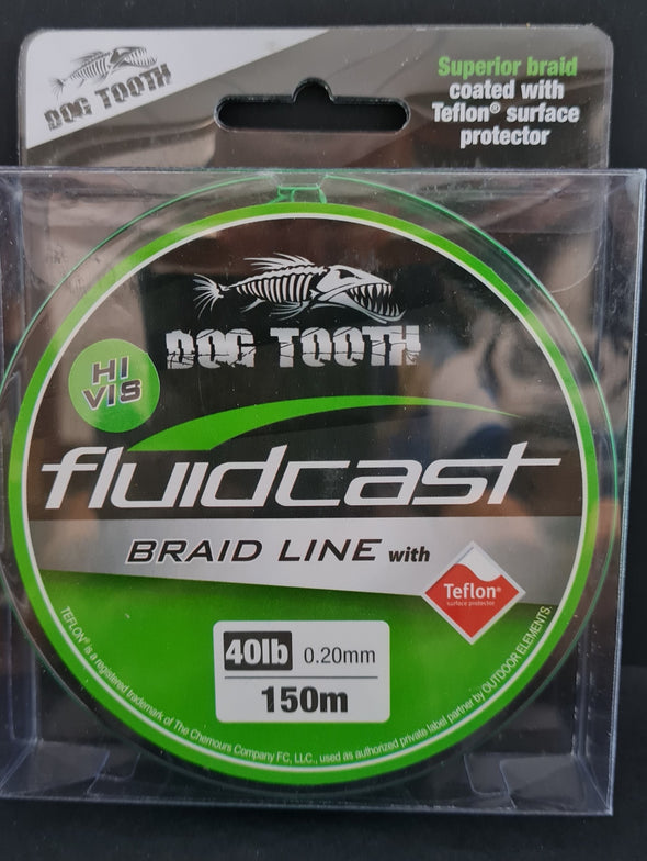 Dogtooth Fluidcast Braid Hi Vis