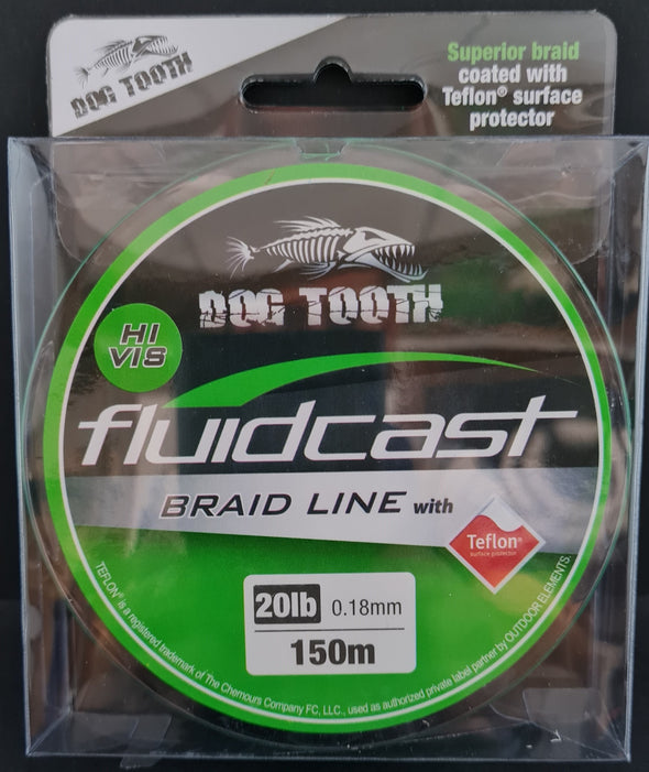 Dogtooth Fluidcast Braid Hi Vis
